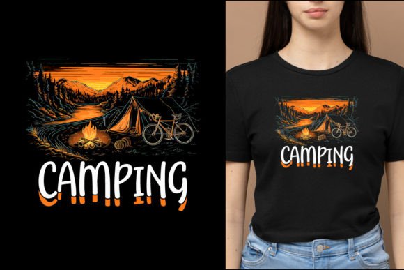 Download Camping T Shirt Design, Happy Camper All - Camping t shirt design Collection