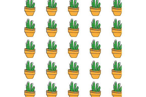 Download Seamless Pattern Cactus Design Template - Premium Bundle